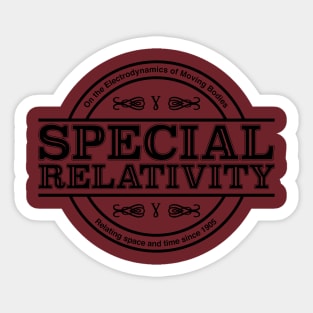 Special Relativity Sticker